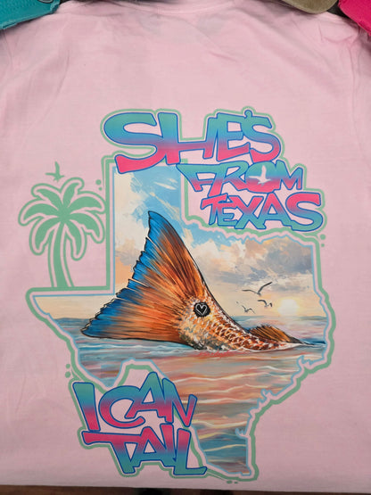 She's From Texas Cotton Tee's