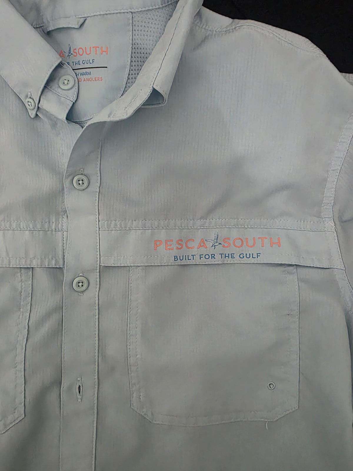 PESCA SOUTH Casual Button Up Shirts Short Sleeve