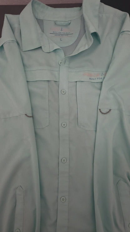 PESCA SOUTH Casual Button Up Shirts Long Sleeves